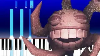 DOORS Floor 2 - Grumble Boss Fight-Death (Piano Tutorial)