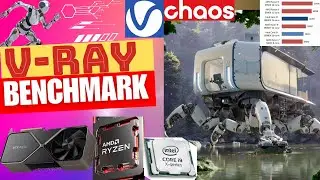 CPU vs. GPU Benchmark Test – V-Ray Performance Showdown!