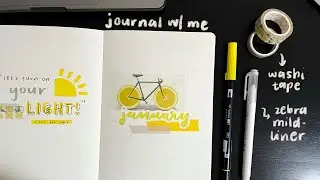 january 2021 bullet journal set-up + dec 2020 flipthrough | plan with me