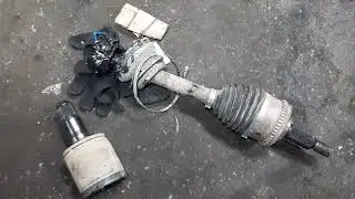 замена привода,шрус митсу L200