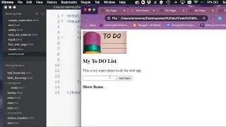 Data Driven Web App - Part 1: HTML Page Setup