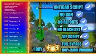 FF AND FF MAX SCRIPT GG ANTIBAN// NO ID BAN // BR RANK WORK NO HACKERS IN GAME 100%