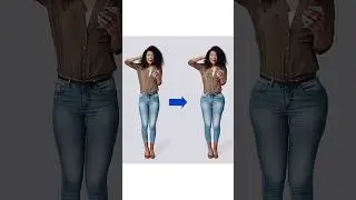 Change body shape or figure in Photoshop.