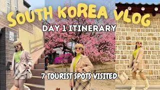 KOREA VLOG||  FIRST DAY ITINERARY IN SEOUL- 7 TOURISTS SPOTS AGAD ANG  NABISITA! 🙀
