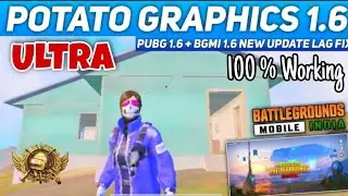 😍BGMI ULTRA POTATO GRAPHICS ⚡ CONFIG 1.6 UPDATE | BGMI LAG FIX - 90 FPS + NO LAG | BoomBaam YT