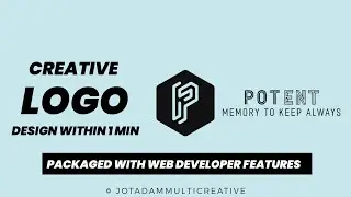 👉 Create Creative Logo within 1 min | tips and tricks | Smartphone design | web developer feature|