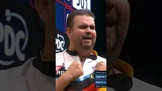 🤩 Highfinish-Bombe zum Match Gabriel Clemens 🤩 Darts #shorts Dart Gaga Eurpean Tour Antwerpen