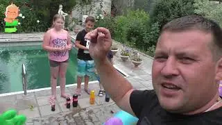 Фонтан из кока колы с ментос Flomaster!