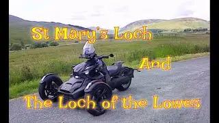 St Mary's Loch and the Loch of the Lowes. Life on a Can Am Ryker#CanAmRyker900 #RykerTribe #Motovlog