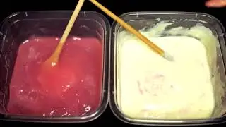 ASMR Mixing dense liquids