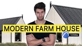 Modern Farm House Designed in 10mins | ArchiCAD Tutorial