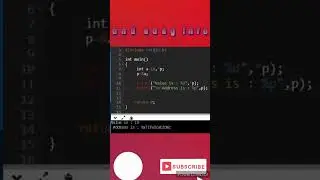 C program to find memory address of variable // Pointers in C programming // C language