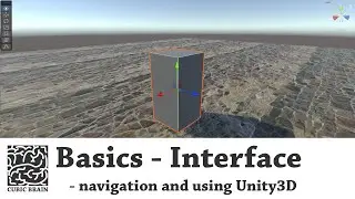 Basic Unity setup - Interface - navigation and using Unity3D