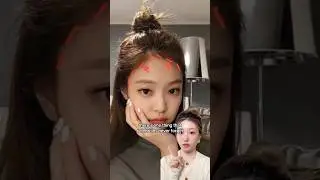 Hairline makeup that all kidols do for smaller face✨ 