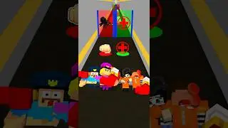 New Punch Run: Herobrine and Sadako Vs Barry and His Wife
