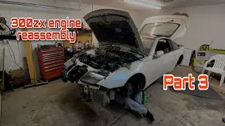300zx engine reassembly Vg30de/TT part 3