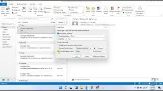 How to Create Rules to Move Email Messages to Different Folders in Outlook Office