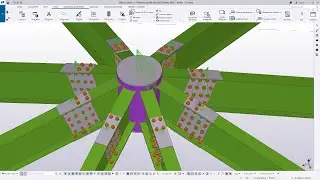 How to Create Octagon Steel Structure | Tekla Structures