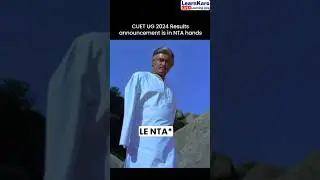 NTA with CUET UG Results 🤯 