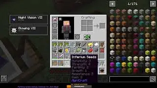 Minecraft 1.16.5 ч2 - много копки и расчистки для будущего алтаря Mystical Agriculture