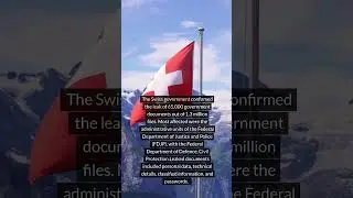 Switzerland: Play ransomware leaked 65,000 government documents