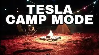Camping In A Tesla In Covid-19 | Tesla Camp Mode
