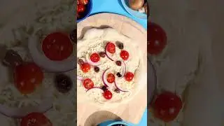 Mediterranean-Style Mushroom Pizza