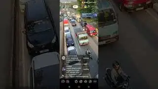 Jembatan gantung jakarta barat terpantau macet