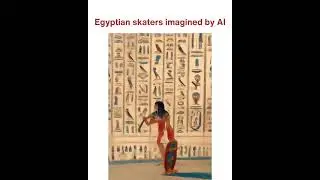 Ancient Egyptian were sure cool, but AI gives them a unique skater twist! 🔥🔥🔥🔥 #ai #shorts #short