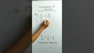 Class 5 NCERT || Multiplication of fraction