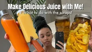 Easy Weekly Juicing Recipe for Beginners + What to do with Your Scraps! (with  time stamps)
