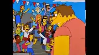 Los Simpson - Barney se bebe seis cervezas a la vez