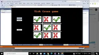 how to make tick cross game in c# | tic toc toe game in c# visual studio