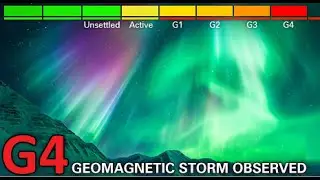 A Severe (G4) Geomagnetic Storm In Progress - 7.3 Magnitude Quake Kermadec Islands, Tsunami Threat