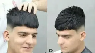 it's a high faded slope hair cutting style #hairstylerg7