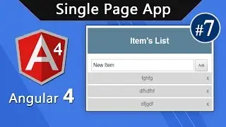 Angular 4 Tutorial - Build Single Page App #7