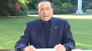 Berlusconi dice "La fideuscia è ai minimi storici" per un'ora