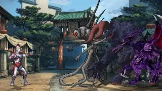 M.U.G.E.N - Ultraman 80 vs 3 Boss Character