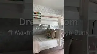 Bunk beds that last! #kidsbed #bunkbed #kidsroom #cottagecore #shortsvideo #girlmom #kidsroomdesign