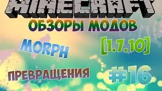Обзоры модов | #16 | Morph [1.7.10]
