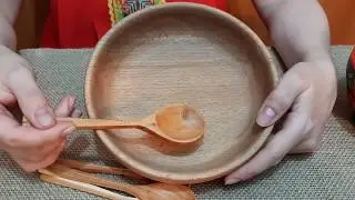 Чайная ложка из можжевельника | Деревянная ложка можжевельник