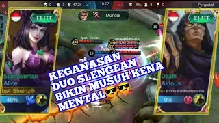 DUO RANKED!!! GAMEPLAY ALICE || BEST BUILD ALICE 2021 || MOBILE LEGENDS BANG BANG...