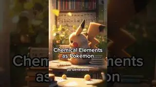 Chemical Elements as Pokémon! 