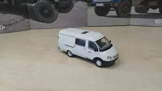 Обзор модели Газель-2705, масштаб 1:43, "Deagostini"