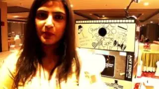 Heena Enjoying Funbox Photo Booth at Fortune Hotel, Noida
