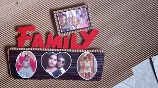 photo frame making at home/diy picture frame