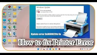 How to Fix All Printer Error in Windows / how to fix windows cannot connect to Printer