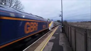Eurostar 3733013 & 3733014 with GBRF 66731