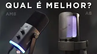 Fifine A8 vs AM8 - Qual é melhor? Qual microfone comprar?