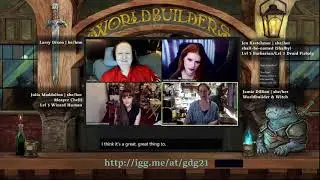 Worldbuilders D&D with Larry Dixon, DreamWispJen, Julia Maddalina, with Jamie Dillion as DM! #GDG21